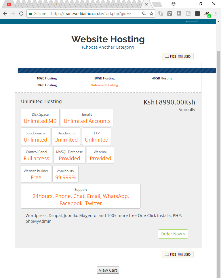 transworldafrica.co.ke web hosting for .co.ke domains transworldafrica.co.ke web hosting packages